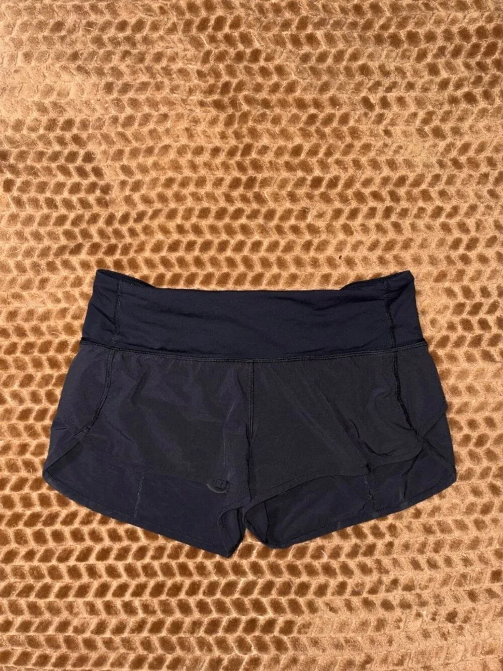 Lululemon Black Run Speed Shorts Block-It Pocket 2.5